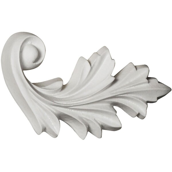 Ekena Millwork 5 3/4"W x 3 1/8"H x 5/8"P Medway Scroll Onlay, Right - ONL06X03X01ME-R