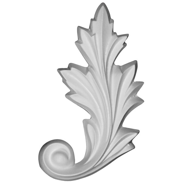 Ekena Millwork 5 3/4"W x 3 1/8"H x 5/8"P Medway Scroll Onlay, Right - ONL06X03X01ME-R
