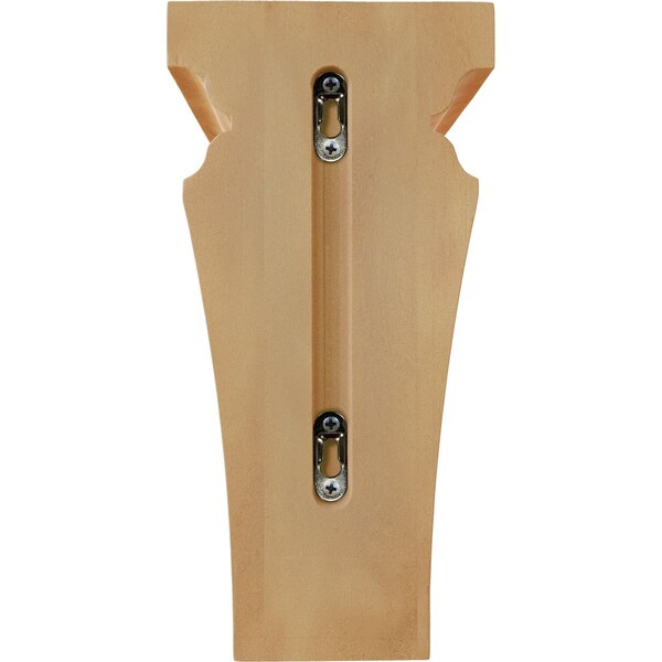 Ekena Millwork 6"W x 6 3/4"D x 12"H Large Nevio Wood Corbel, Red Oak - CORW06X06X12NERO