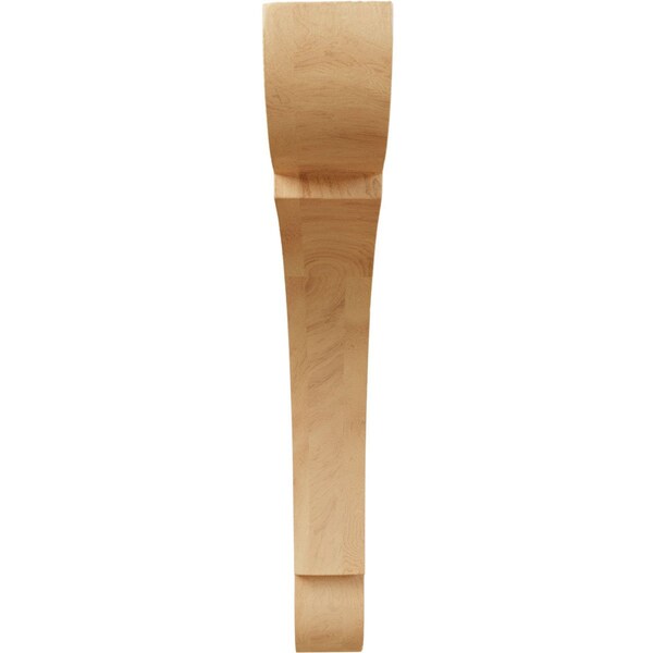 Ekena Millwork 1 3/4"W x 12"D x 12"H Extra Large Olympic Wood Bracket, Red Oak - BKTW01X12X12OLRO