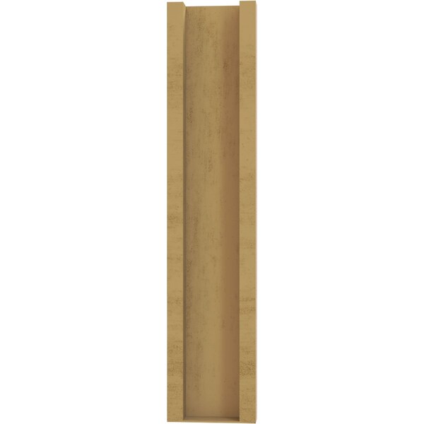 Ekena Millwork 5 1/2-in W x 18-in D x 26-in H Balboa Block Rough Cedar Woodgrain TimberThane Outlooker, Primed Tan - OUTUR055X18X26BOA44RCPR