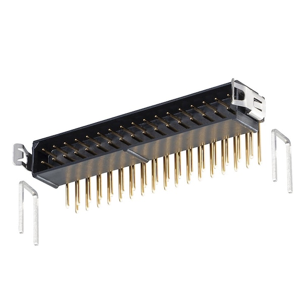 Conectores y dispositivos de cableado Harwin Datamate L-Tek Dil Macho Horizontal de 3 mm, conector para montaje en placa, asegurado, - M80-8663405