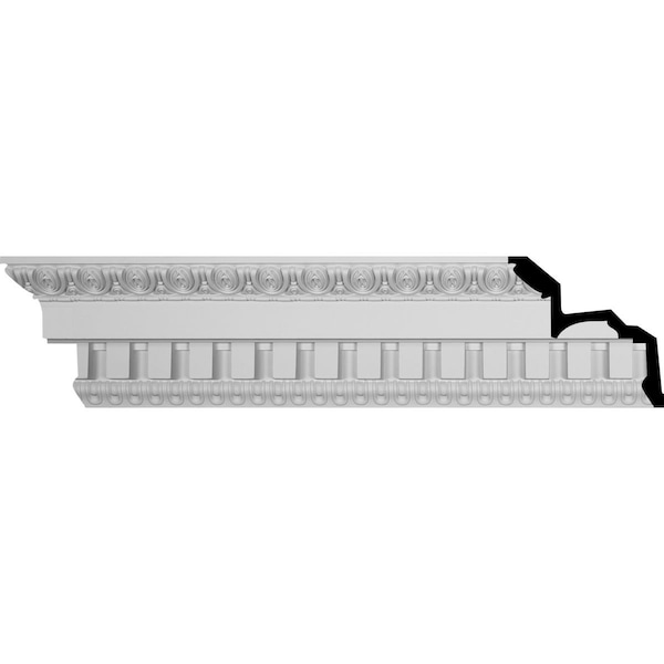 Ekena Millwork SAMPLE - 7 3/4"H x 8 3/4"P x 11 3/4"F x 12"L, (5" Repeat), Dentil Crown Moulding - SAMPLE-MLD07X08X11DE