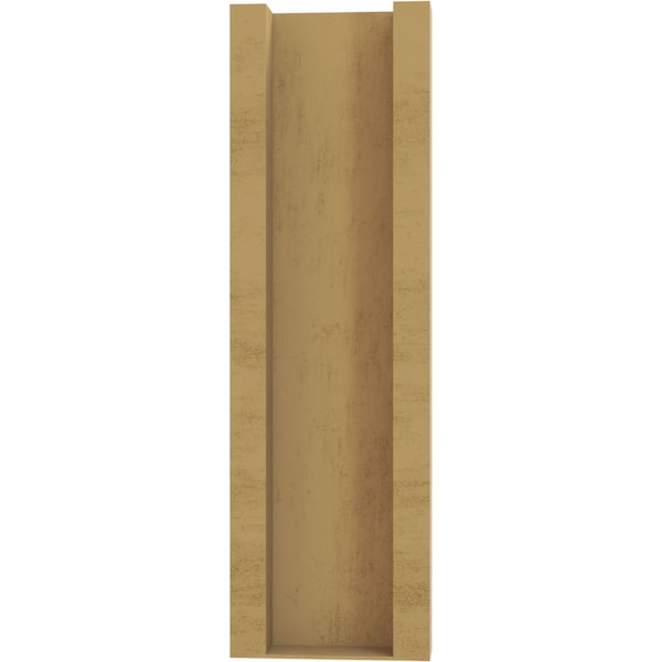 Ekena Millwork 5 1/2-in W x 14-in D x 18-in H Funston Trad Rough Cedar Woodgrain TimberThane Outlooker, Primed Tan - OUTUR055X14X18FST04RCPR