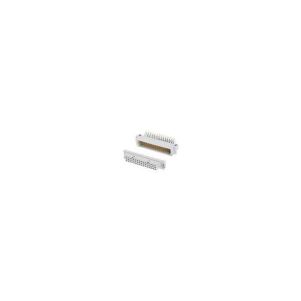 Conector Euro para placa de circuito impreso, 32 contactos, 2 filas, macho, ángulo recto, espaciado de 0.1 pulgadas, terminal de soldadura - 86094327313H55ELF