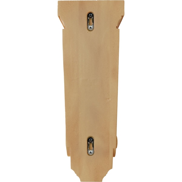 Ekena Millwork 6"W x 7 1/2"D x 16"H Devon Traditional Wood Corbel, Red Oak - CORW06X08X16DERO