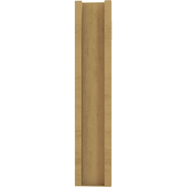 Ekena Millwork 5 1/2-in W x 20-in D x 28-in H Balboa Block Rough Cedar Woodgrain TimberThane Outlooker, Primed Tan - OUTUR055X20X28BOA44RCPR