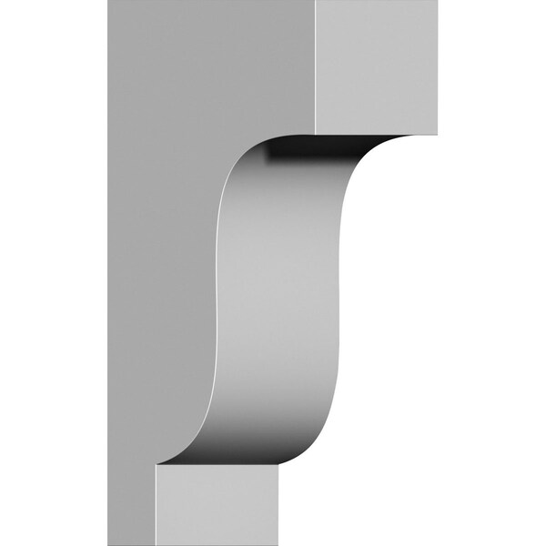 Ekena Millwork 4 1/2"W x 7 1/2"D x 14"H Traditional Corbel - COR04X07X14TR