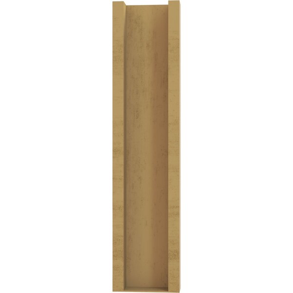 Ekena Millwork 6-in W x 14-in D x 26-in H Funston Trad Rough Cedar Woodgrain TimberThane Outlooker, Primed Tan - OUTUR060X14X26FST04RCPR
