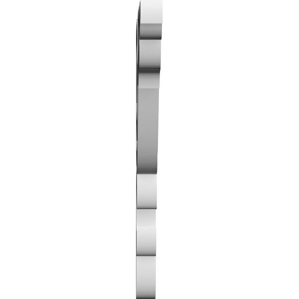 Ekena Millwork Baile Architectural Grade PVC Bracket, 5/8"W X 5 1/2"D X 9"H - BKTP01X05X09BA