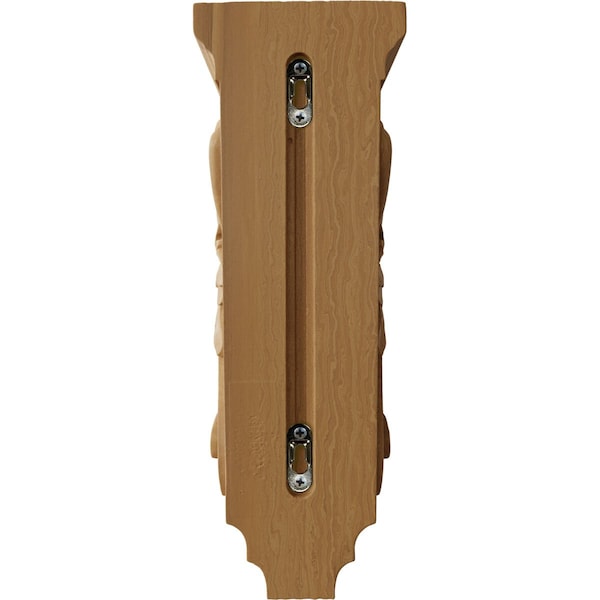 Ekena Millwork 5"W x 7"D x 14"H Large Acanthus Wood Corbel, Cherry - CORW05X07X14ACCH