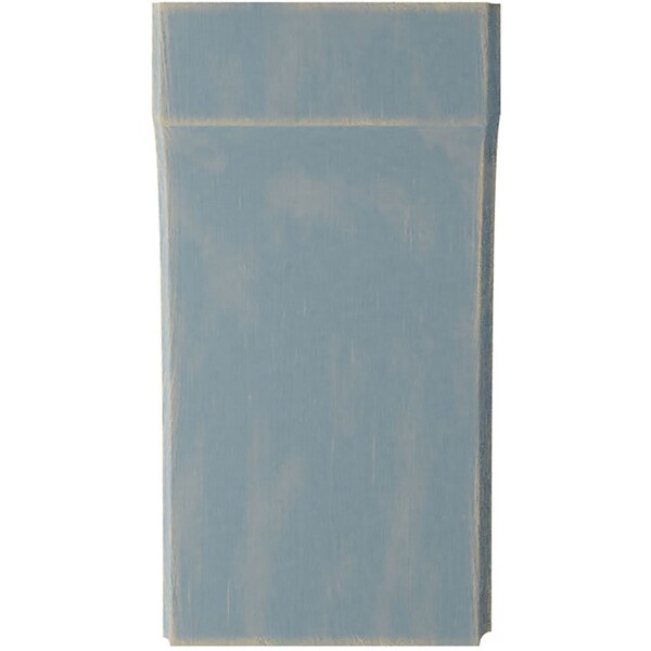 Ekena Millwork 5 1/4"W x 4"D x 10"H Clarksville Wood Vintage Decor Bracket, Driftwood Blue - BKTWD05X04X10CVBU