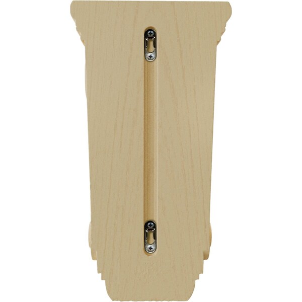 Ekena Millwork 8"W x 6 1/2"D x 15"H Large Farmingdale Acanthus Corbel, Maple - COR08X06X14FRMA