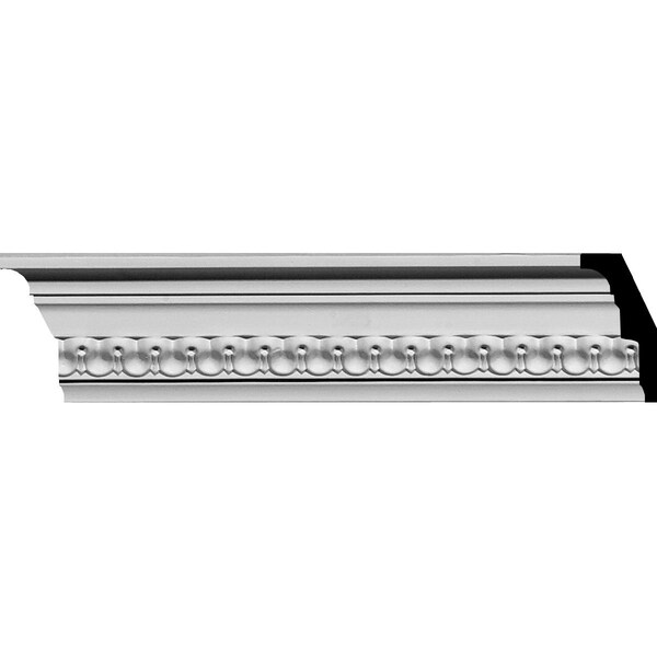 Ekena Millwork SAMPLE - 3 1/8"H x 1 1/2"P x 3 1/2"F x 12"L Raynor Crown Moulding - SAMPLE-MLD03X01X03BE