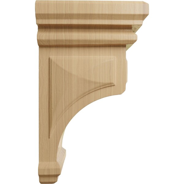Ekena Millwork 4"W x 4 3/4"D x 8"H Small Woodruff Wood Corbel, Cherry - CORW04X04X08WFCH