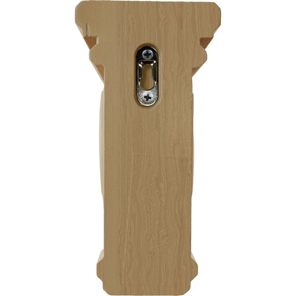 Ekena Millwork 4"W x 4 3/4"D x 8"H Small Woodruff Wood Corbel, Cherry - CORW04X04X08WFCH