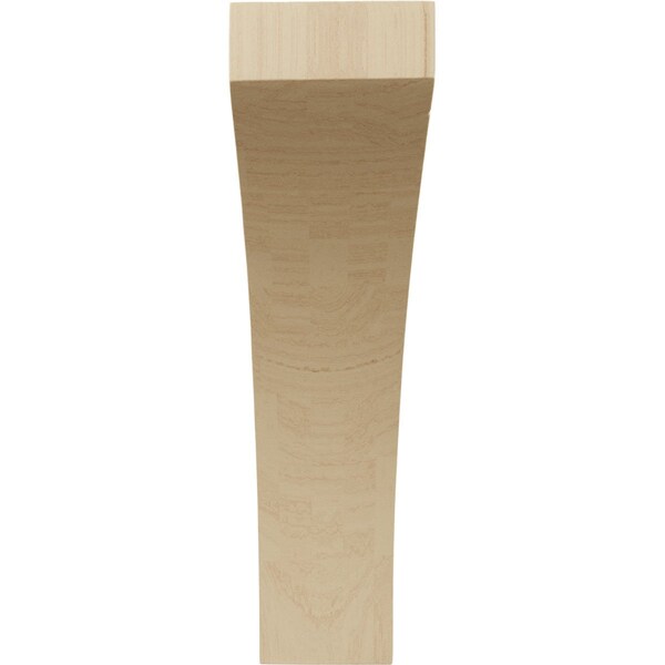 Ekena Millwork 3"W x 7 1/2"D x 12"H Extra Large Lawson Wood Corbel, Rubberwood - CORW03X07X12LWRW