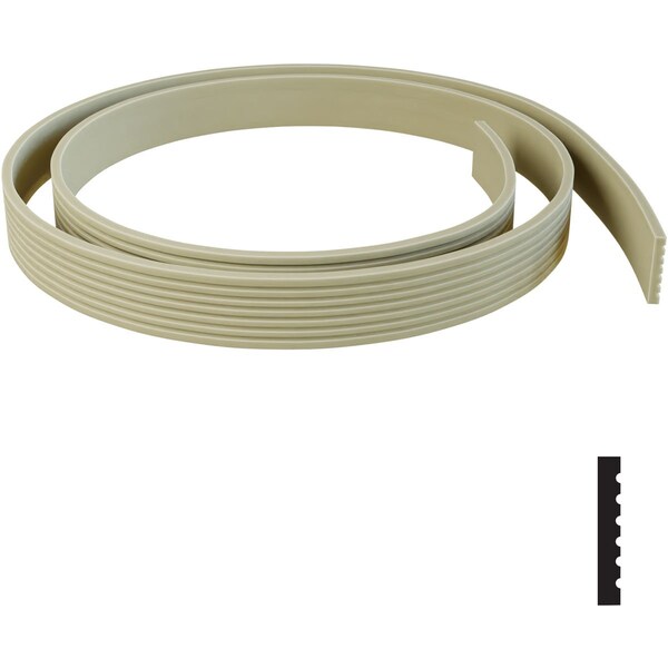 Ekena Millwork 1002 - 3 9/16"H x 9/16"D x 144"L Casing Flexible Moulding - CASF1002X144