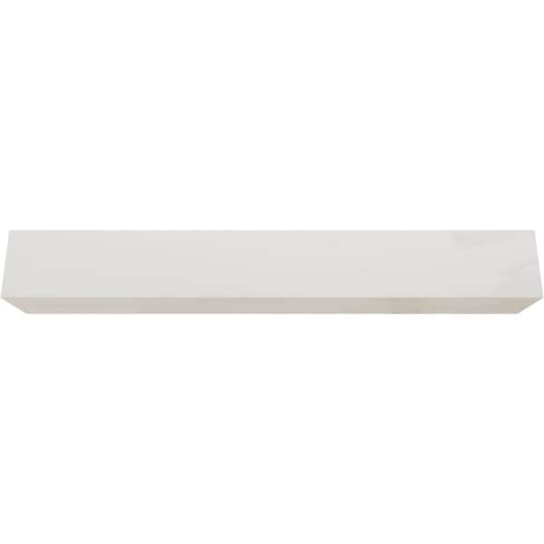 Ekena Millwork 3-Sided (U-beam) Rustic Smooth Endurathane Faux Wood Ceiling Beam, Factory Prepped, 6"W x 4"H  x 8'L - BMSM3C0060X040X096UN