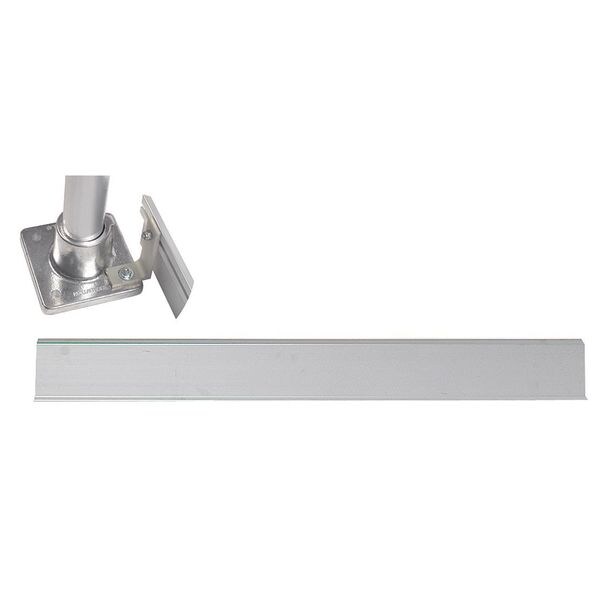 Hollaender Handrail Toe Board, 4 Ft, Aluminum Mil - 92380