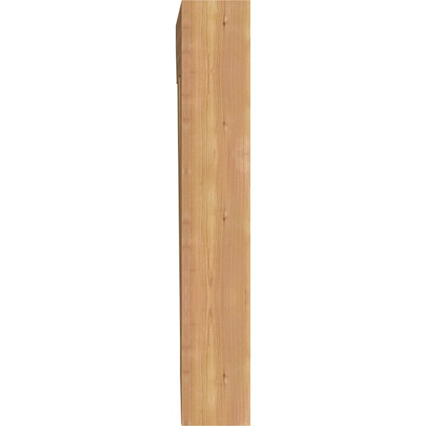 Ekena Millwork Westlake Slat Smooth Bracket, Western Red Cedar, 5 1/2"W x 22"D x 34"H - BKT06X22X34WTL06SWR