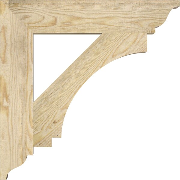 Ekena Millwork Imperial Traditional Rough Sawn Bracket, Douglas Fir, 4"W x 22"D x 22"H - BKT04X22X22IMP01RDF