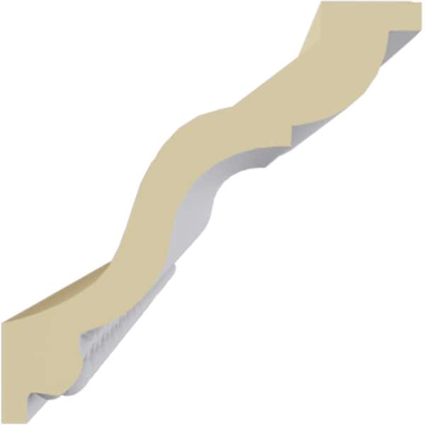 Ekena Millwork 3 3/8"H x 3 3/8"P x 4 5/8"F x 94 1/2"L Foster Crown Moulding - MLD04X04X05FO