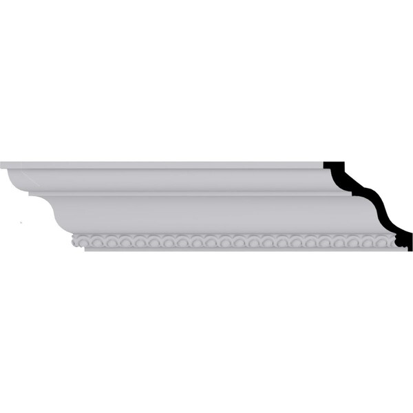 Ekena Millwork 3 3/8"H x 3 3/8"P x 4 5/8"F x 94 1/2"L Foster Crown Moulding - MLD04X04X05FO