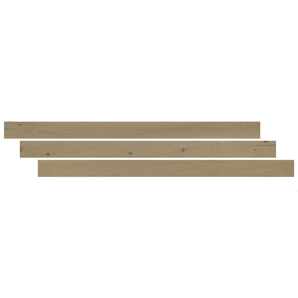 Msi LVT Trim, Wood, Blonde, 14.75 in L, 0.75 in W, Low Gloss - ZOR-LVT-TR-0581