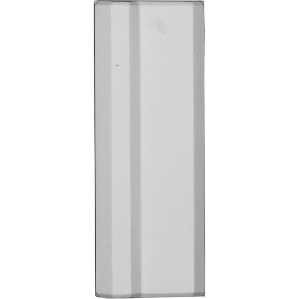 Ekena Millwork Plinth Block, Polyurethane, 9-1/2 in H, 3-3/4 in W, Factory Primed - PB04X10X01TR