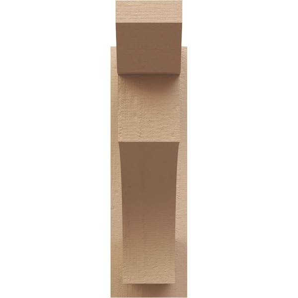 Ekena Millwork 5 1/2-in W x 28-in D x 28-in H Westlake Slat Rough Cedar Woodgrain TimberThane Outlooker, Primed Tan - OUTUR055X28X28WTL24RCPR