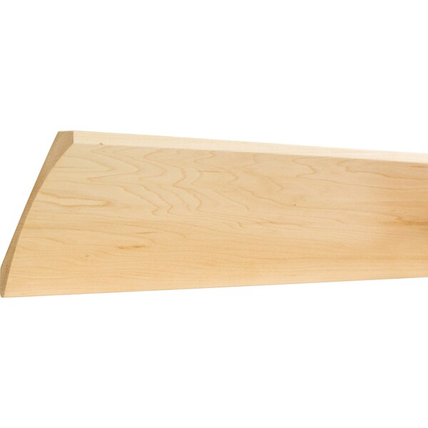 Hardware Resources Oak, 96" L, 6" H, Unfinished - COV-6-OK