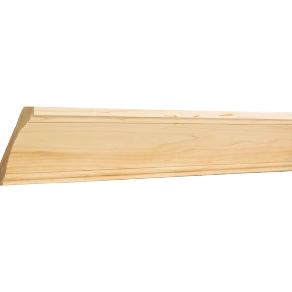Hardware Resources Alder, 96" L, 4-1/4" H, Unfinished - MC7ALD
