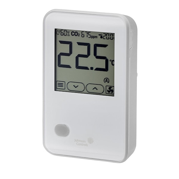 Johnson Controls Network Sensor, CO2, Pir, White, No Logo - NSB8MHC241-0