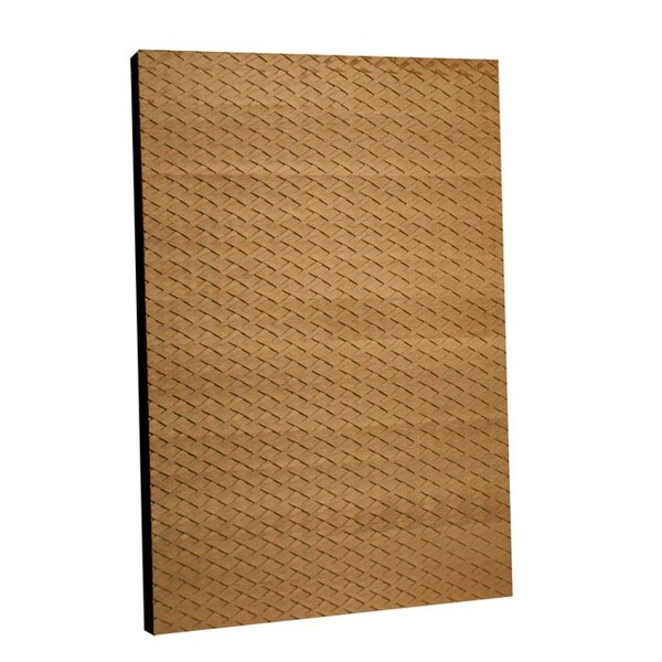 Osborne Wood Products 36 x 24 x 3/8 Basket Weave Door Panel Small Weave in Rubberwood - 891917RW
