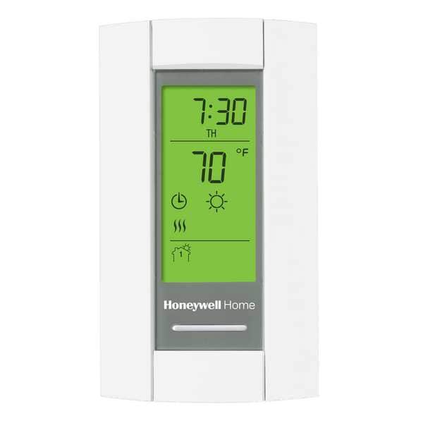 Honeywell Home Line Voltage Thermostat, Open on Rise, Vertical, 40 Degrees to 86 Degrees F, DPST, 208 V AC - TL8230A1003