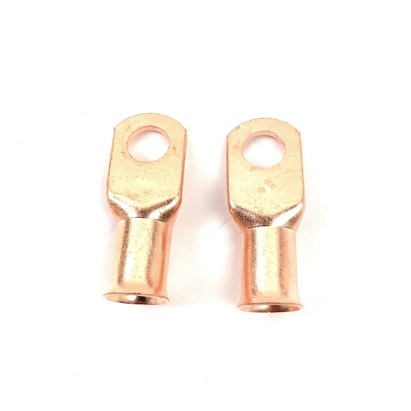 Terminal de cobre Grote, 1/0 Ga, 3/8 pulg., Paquete de 2 - 82-9433