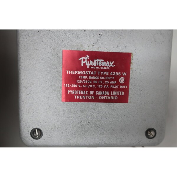 Pyrotenax 50-250F 125/250V-Ac 125/250V-Dc Thermostat - 4395W