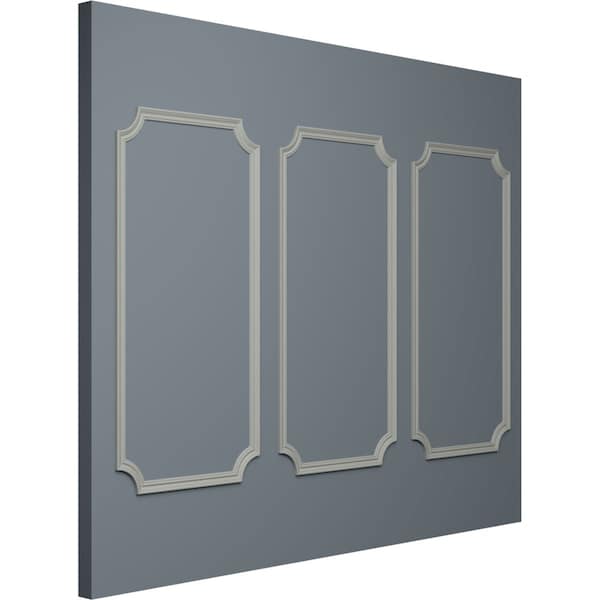 Ekena Millwork 31-in. W x 62-in. H Oxford Smooth Panel Moulding Kit Triple Panel - PMLKOX31X62C
