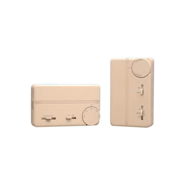Peco PECO Fan Coil Thermostat With On-Off Switch, 3-Speed Control and Terminal Block - 68608