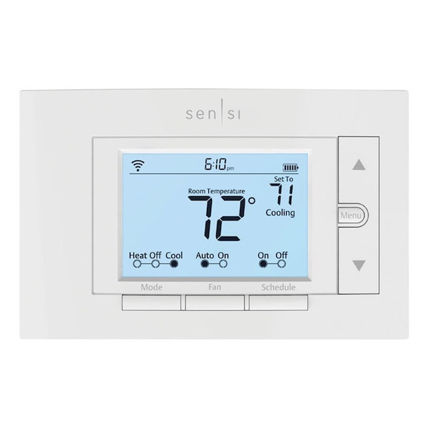 Sensi Classic 3.81 x 6 in.Wi-Fi Digital Programmable Thermostat - SE4785