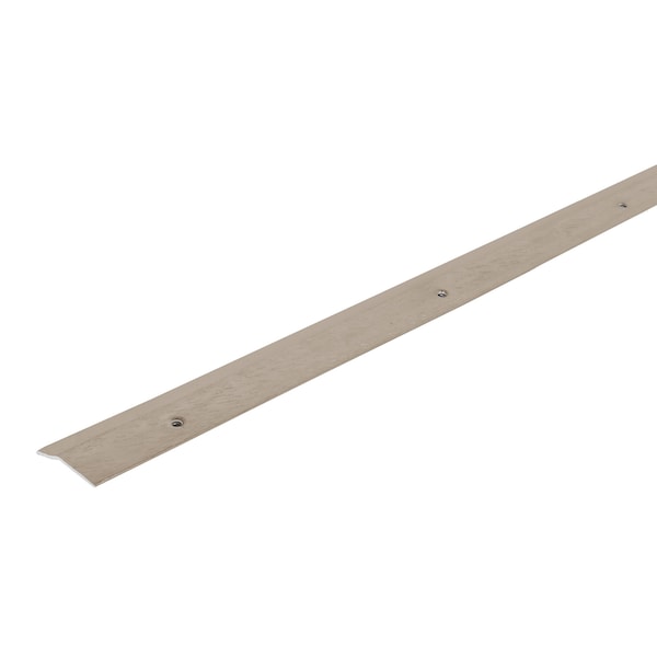 M-D Building Products Aluminum, Pewter, 144 in L, 1.375 in W - 31488