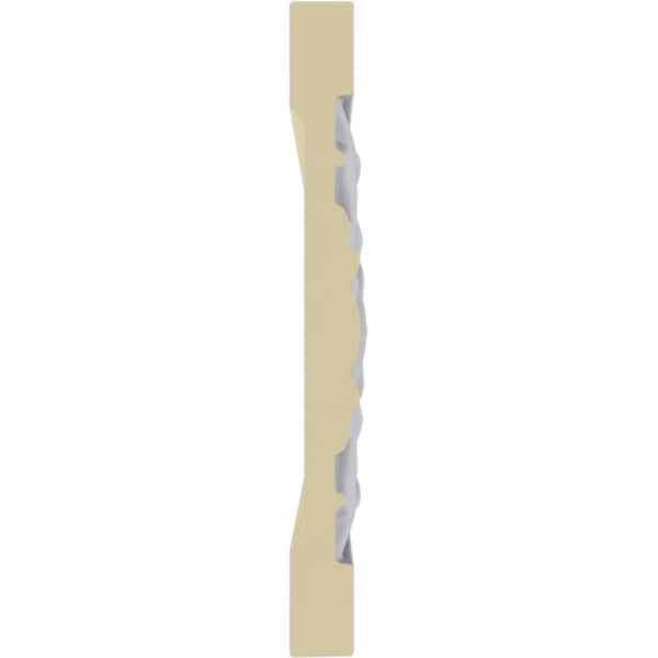 Ekena Millwork Chair Rail, Urethane, 94-1/2 in L, 5 in H, Factory Primed - MLD05X00WA