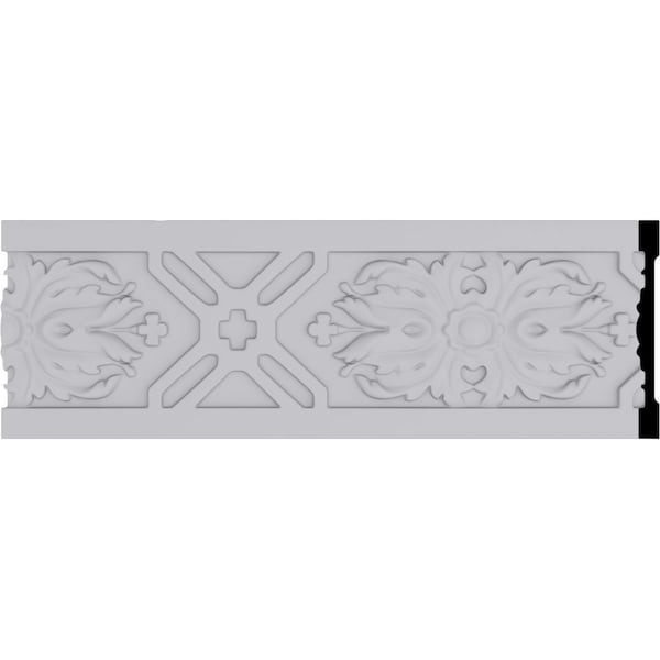 Ekena Millwork Chair Rail, Urethane, 94-1/2 in L, 5 in H, Factory Primed - MLD05X00WA