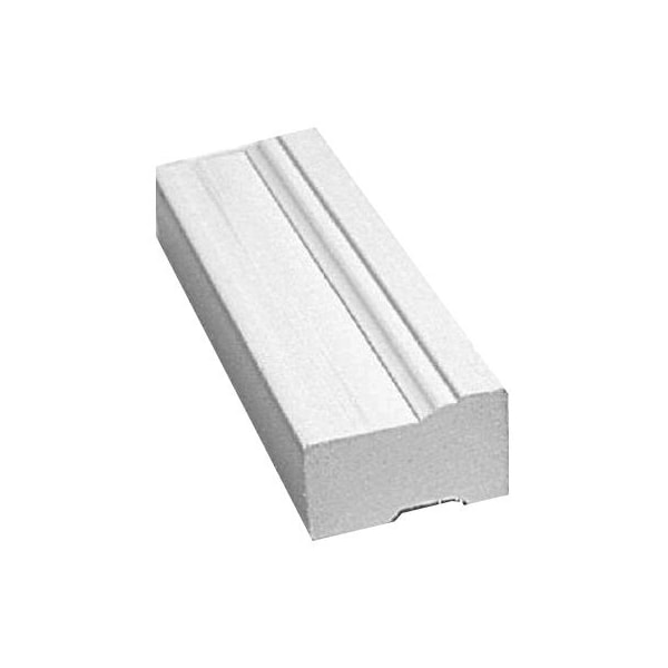 Inteplast Building Products 7' PVC WHT Brickmould - 635-0700-986