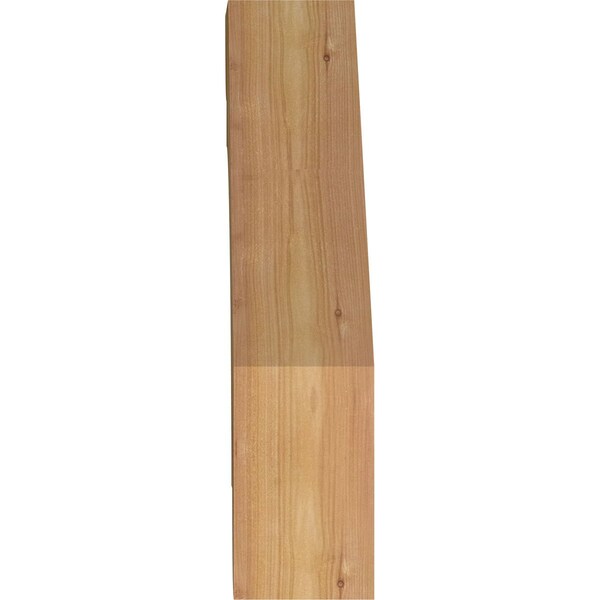 Ekena Millwork 4"W x 14"D x 18"H Olympic Rough Sawn Knee Brace, Western Red Cedar - BRC04X14X18OLY00RWR