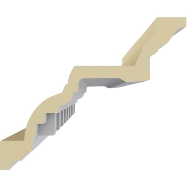 Ekena Millwork 7 7/8"H x 6 3/8"P x 10 1/8"F x 94 1/2"L Dentil Crown Moulding - MLD08X06X10DE
