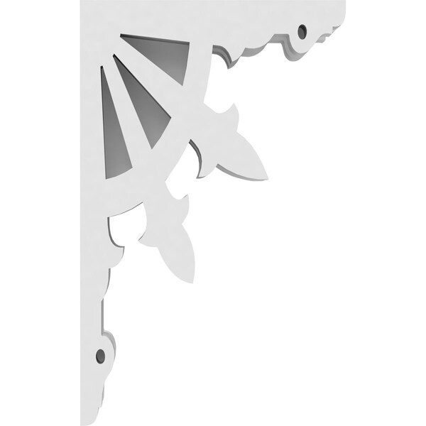 Ekena Millwork Riley Architectural Grade PVC Corbel, 1 7/8"W X 5"D X 8"H - CORP01X05X08RL