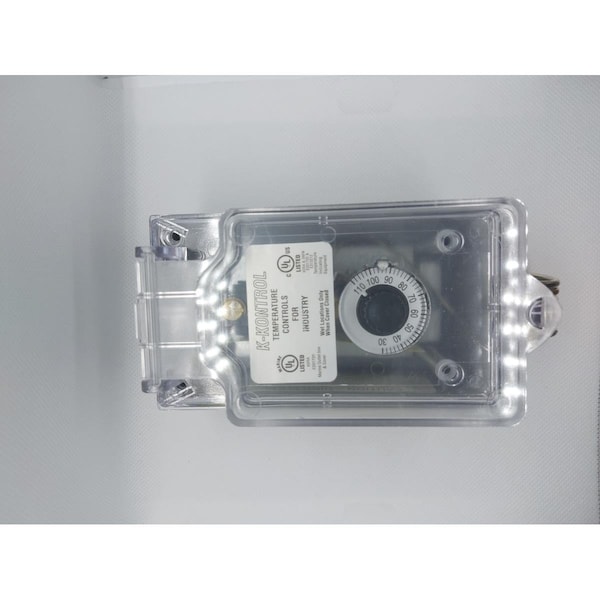 K-Kontrols K-Kontrol , Adjustable Line Voltage Thermostat, Single Stage 30 Degree F -110 Degree F - KJ16110-A