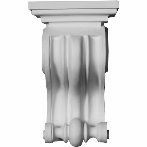 Ekena Millwork 5 1/8"W x 3 3/4"D x 8 7/8"H Lisbon Corbel - COR05X04X09LI